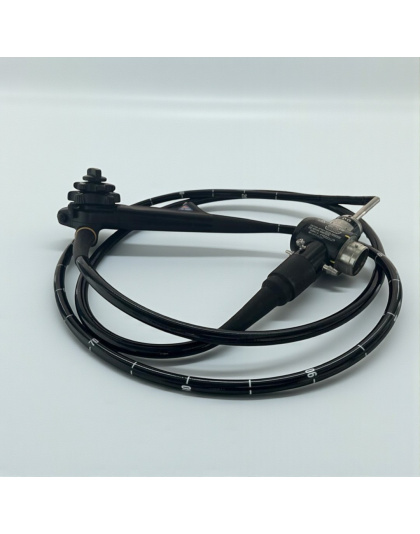 Shows the slim and ergonomic design of the Olympus EXERA TJF-160VF for precise ERCP procedures. Olympus EXERA TJF-160VF Front View