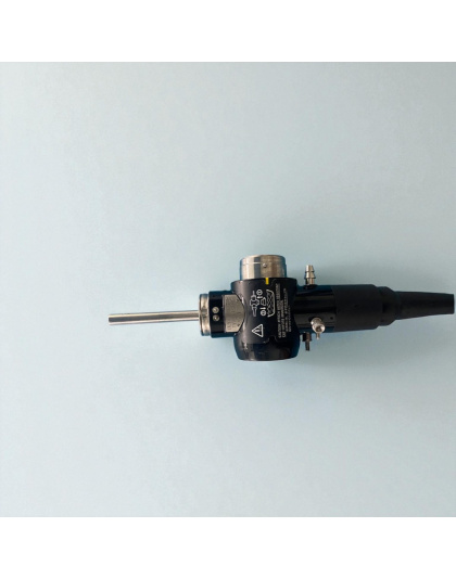 Close-up of the ergonomic handle that enhances maneuverability and control during endoscopic procedures. Ergonomic Control Handle