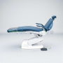 A sleek and ergonomic dental chair designed for patient comfort, showcasing its elegant design in a contemporary clinic setting. Belmont Bel 20 Dental Chair in a modern dental clinic