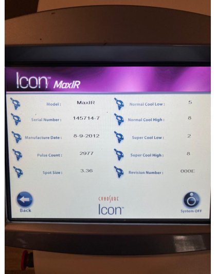 cynosure palomar icon laser 2013 sale