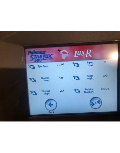 cynosure palomar starlux 500 5 handpieces 2013 sale