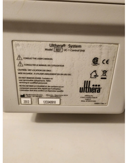 ulthera ultherapy ultrasound skin tightening system 2012 sale