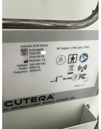 cutera trusculpt monopolar radio frequency 2018 sale